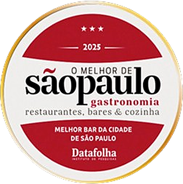 Selo Melhor Bar da Cidade - Datafolha 2025