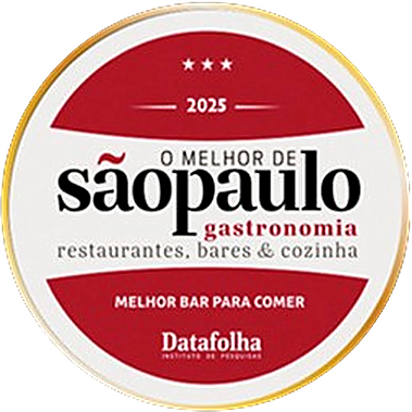 Selo Melhor Bar para Comer - Datafolha 2025